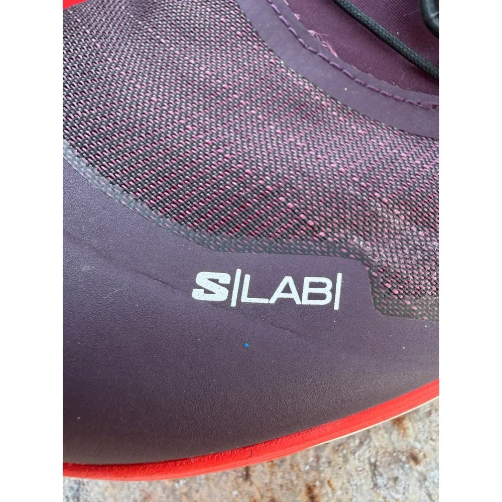 Salomon S/Lab Ultra 3 Maverick Red Trail Running Shoes Mens 12 Womens 13 471888 - Picture 11 of 14